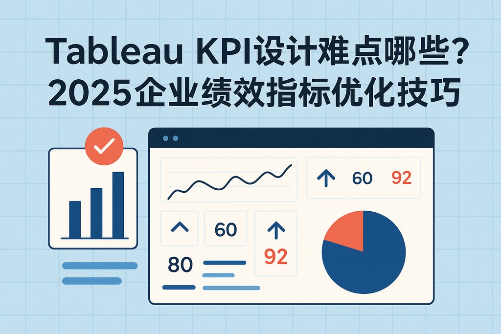 Tableau KPI设计难点有哪些？2025企业绩效指标优化技巧